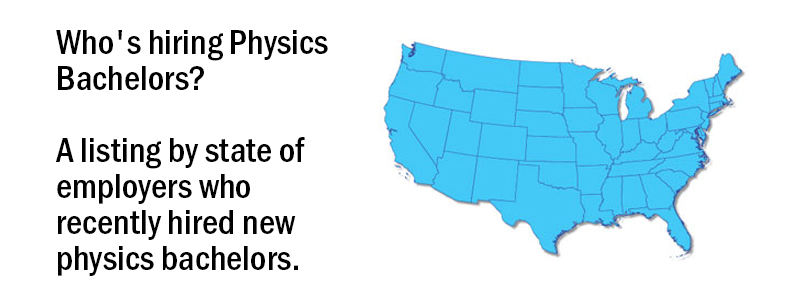 Who's hiring physics bachelors slide