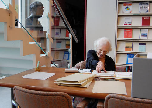 Nancy Roman at the American Institute of Physics in the Niels Bohr Library