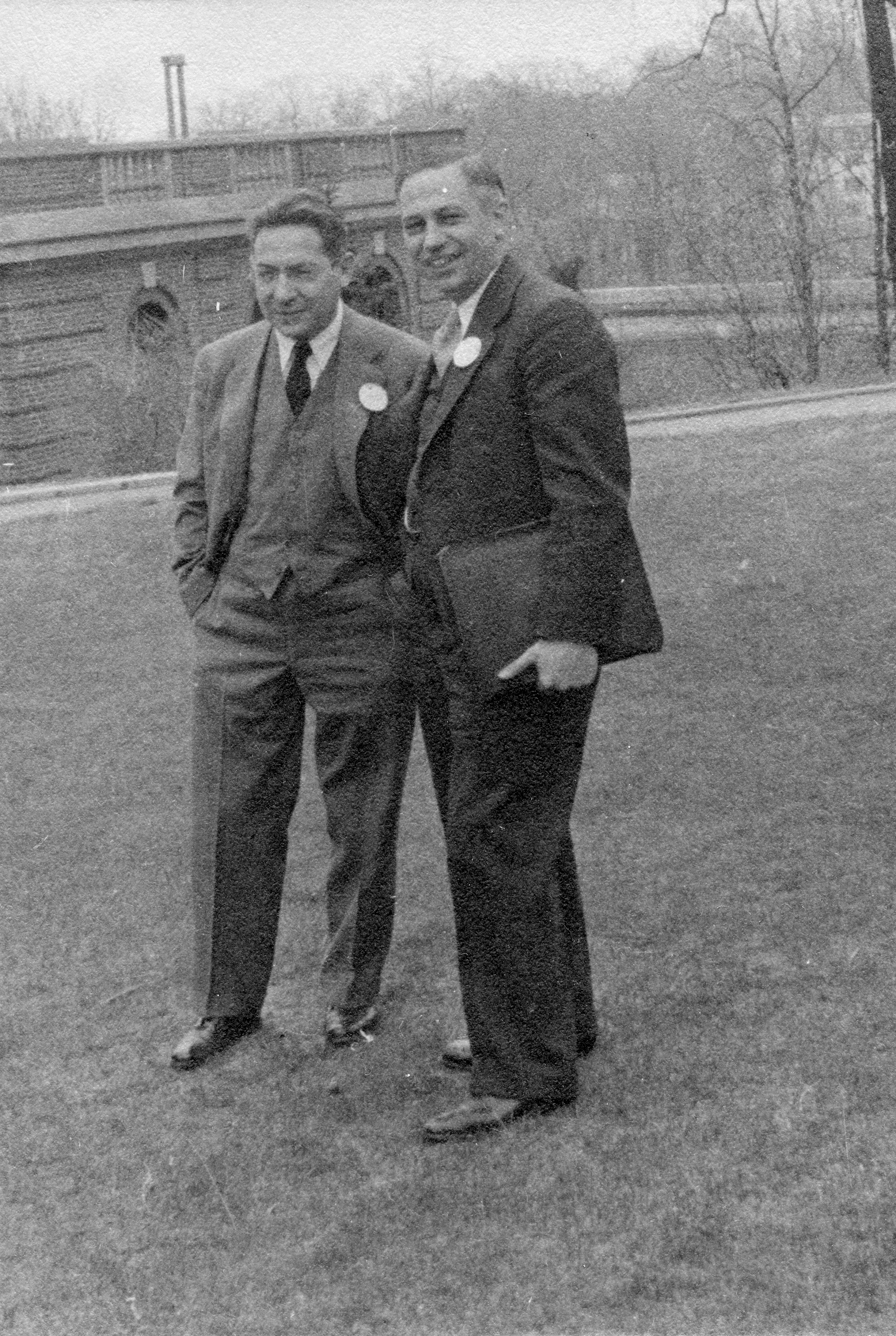 Isidor I. Rabi and Lee Alvin DuBridge in Washington D.C.