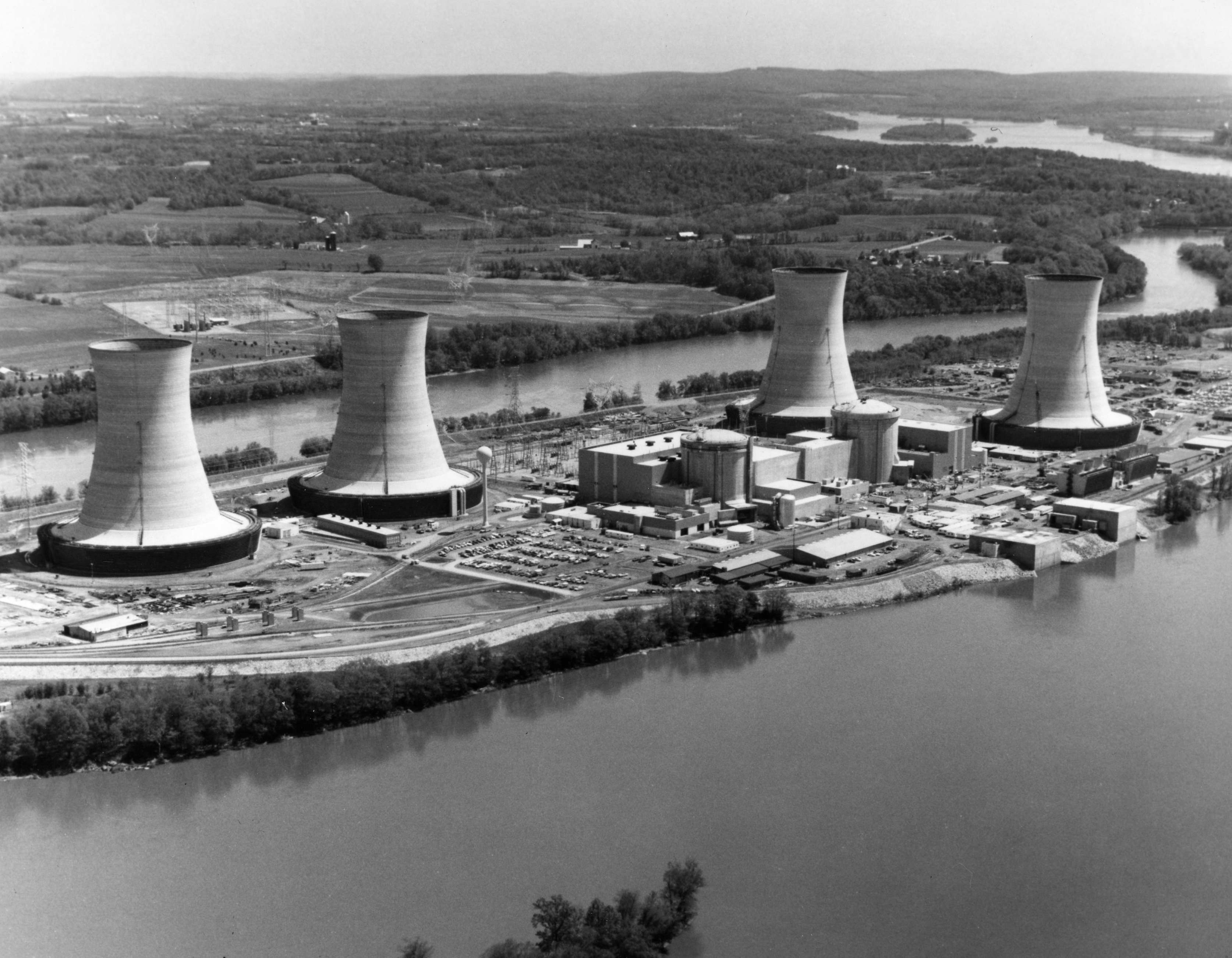 Three Mile Island Nuclear Power Plant in Londonderry, Pennsylvania.