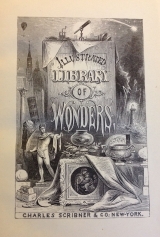 Image depicts the “Library of Wonders” illustration in Wonders of Electricity (1872).