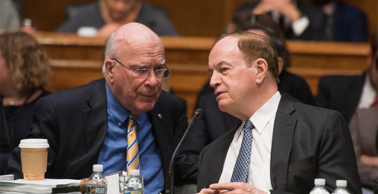 Senate Appropriations Committee Chair Patrick Leahy (D-VT) and Vice Chair Richard Shelby (R-AL)