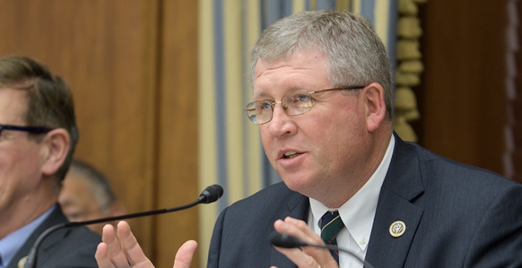 Rep. Frank Lucas (R-OK) leading a House Science Committee hearing in 2018.