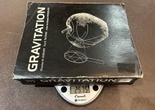 Measured on the author’s kitchen scale, a softcover copy of Gravitation registered at more than 2.5 kilograms.