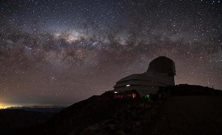 Rubin Observatory night shot