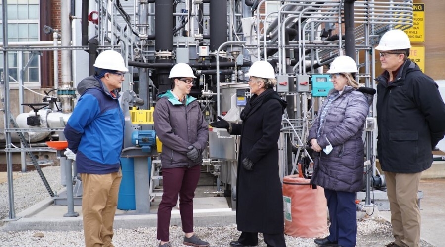 Granholm tours carbon capture plant on Dec. 9