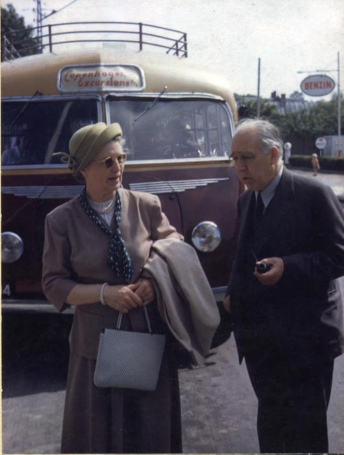 Niels Bohr and Margrethe Bohr in 1947 Copenhagen
