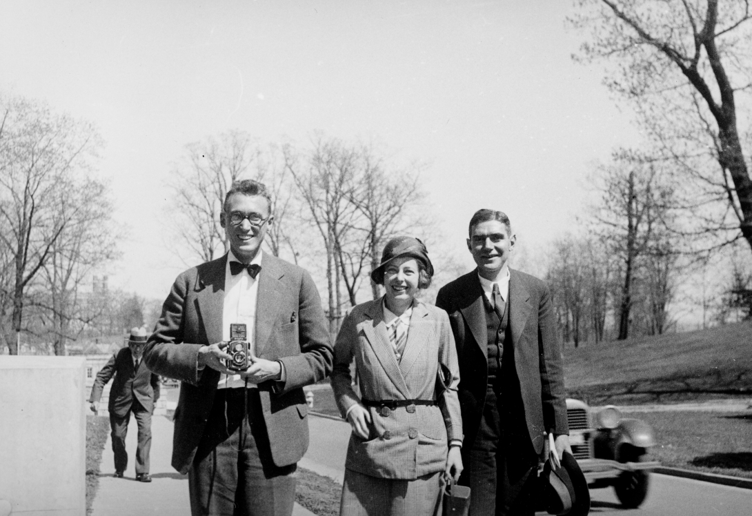 Joseph Mayer, Maria Goeppert-Mayer and Karl Herzfeld in Washington, D.C. for the American Physical Society (APS) meeting
