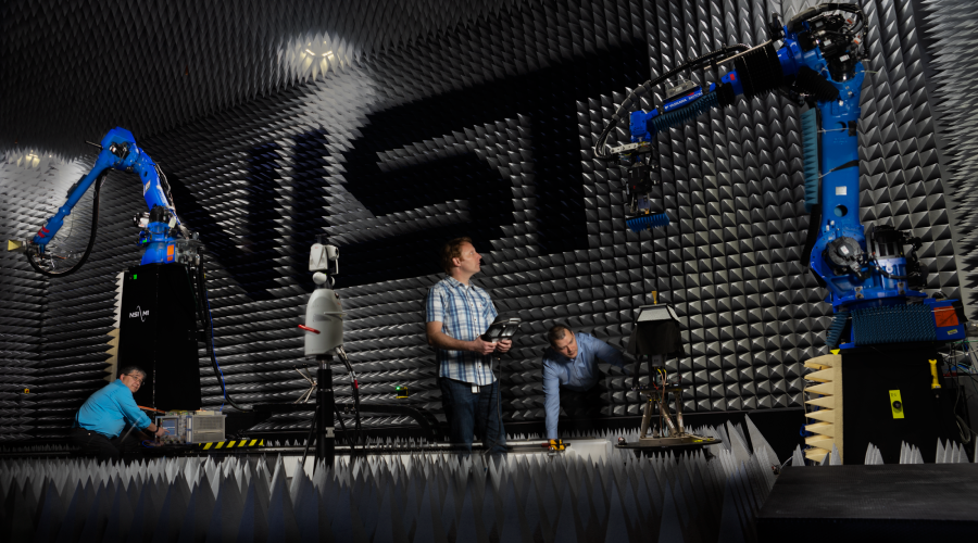 NIST’s antenna calibration facility.
