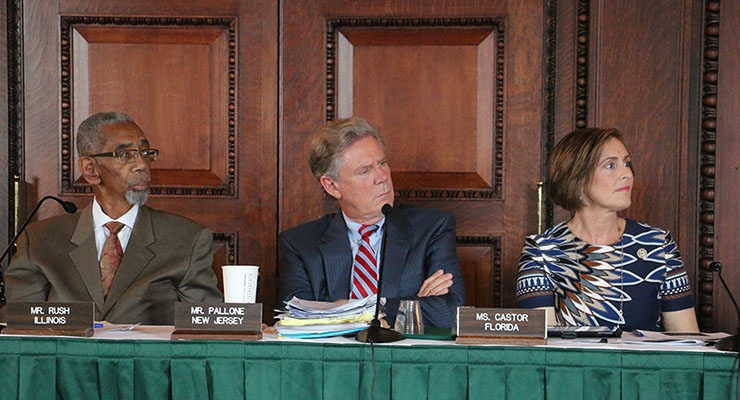 Reps. Bobby Rush (D-IL), Frank Pallone (D-NJ), and Kathy Castor (D-FL)  (Image credit – House Energy and Commerce Committee)