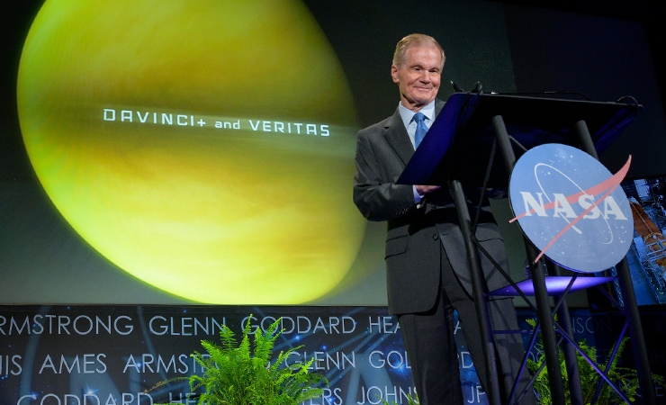 NASA Administrator Bill Nelson announces two new missions to Venus during the State of NASA address he delivered in June.