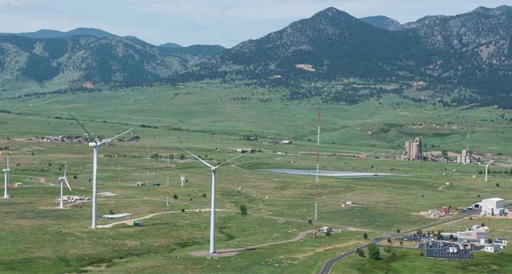 The National Wind Technology Center near Boulder, Colorado