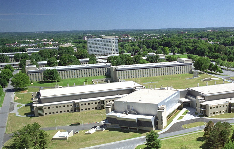 NIST’s campus in Gaithersburg, Maryland.  (Photo courtesy of HDR Architecture, Inc./Steve Hall & Hedrich Blessing)