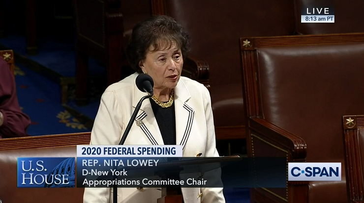 House Appropriations Committee Chair Nita Lowey (D-NY)