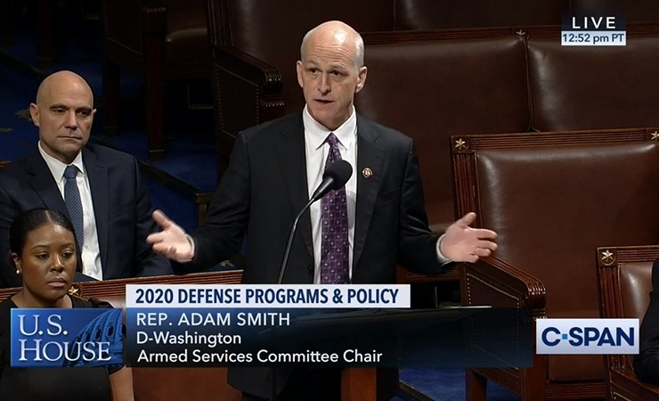 House Armed Services Committee Chair Adam Smith (D-WA) discusses the National Defense Authorization Act on the floor of the House. 