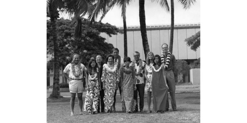 A group portrait from the Third Hawaii Conference on High Energy Physics.