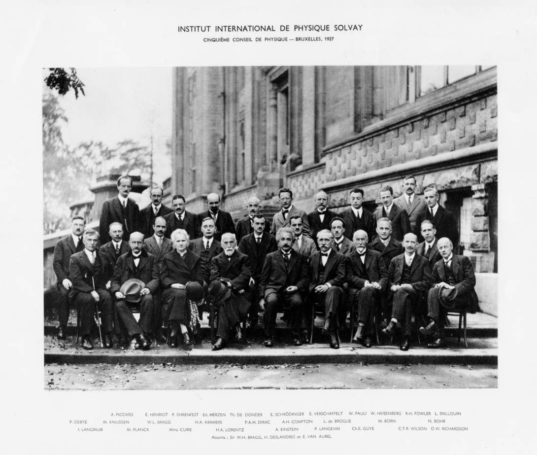 1927 Fifth Solvay Conference on Physics.