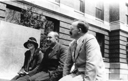 Eileen (Rutherford) Fowler, Charles Galton Darwin, and Ralph Fowler