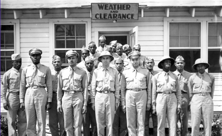 The Staff of the Tuskegee Weather Station circa 1944.